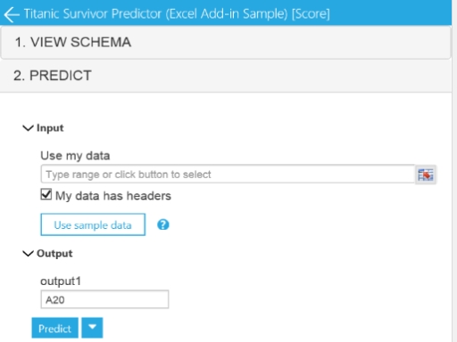 Azure cheap ml excel