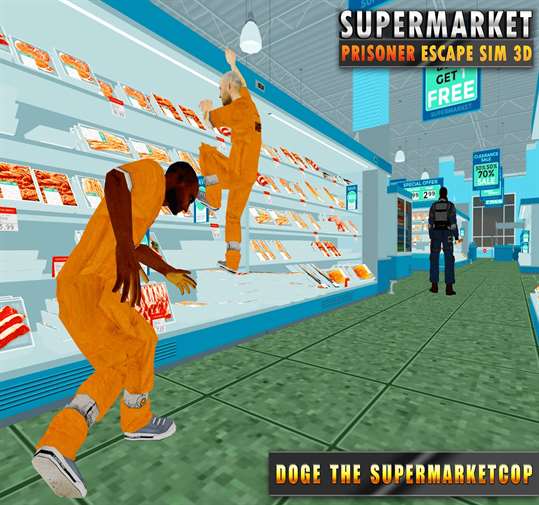 Supermarket Prisoner Escape Sim 3D screenshot 5