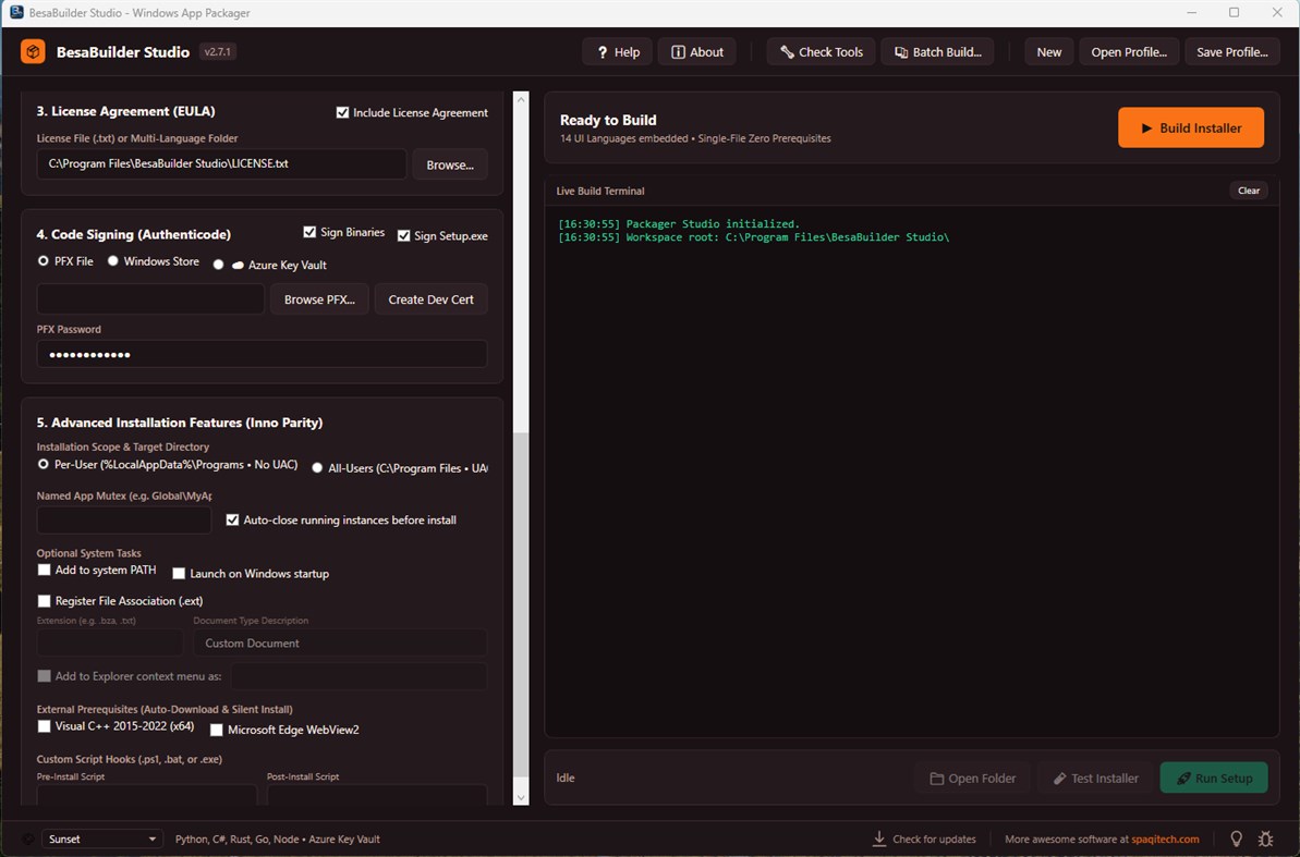 #2. BesaBuilder (Windows) Od: Spaqi Consulting L.L.C