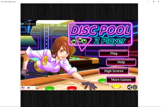 Disc Pool 2 Player Future screenshot 1