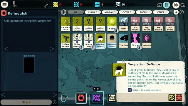 Cultist Simulator: The Exile screenshot 4