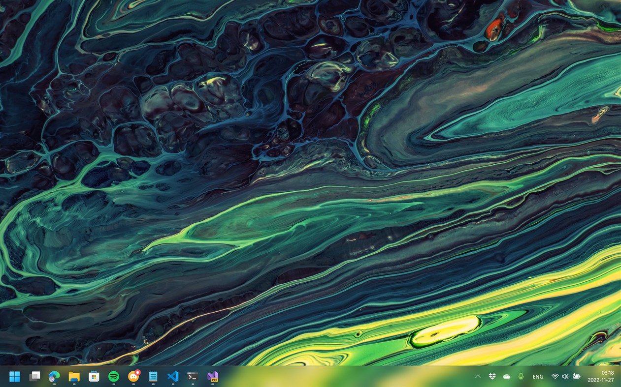 #2. TranslucentTB (Windows) โดย: Charles Milette