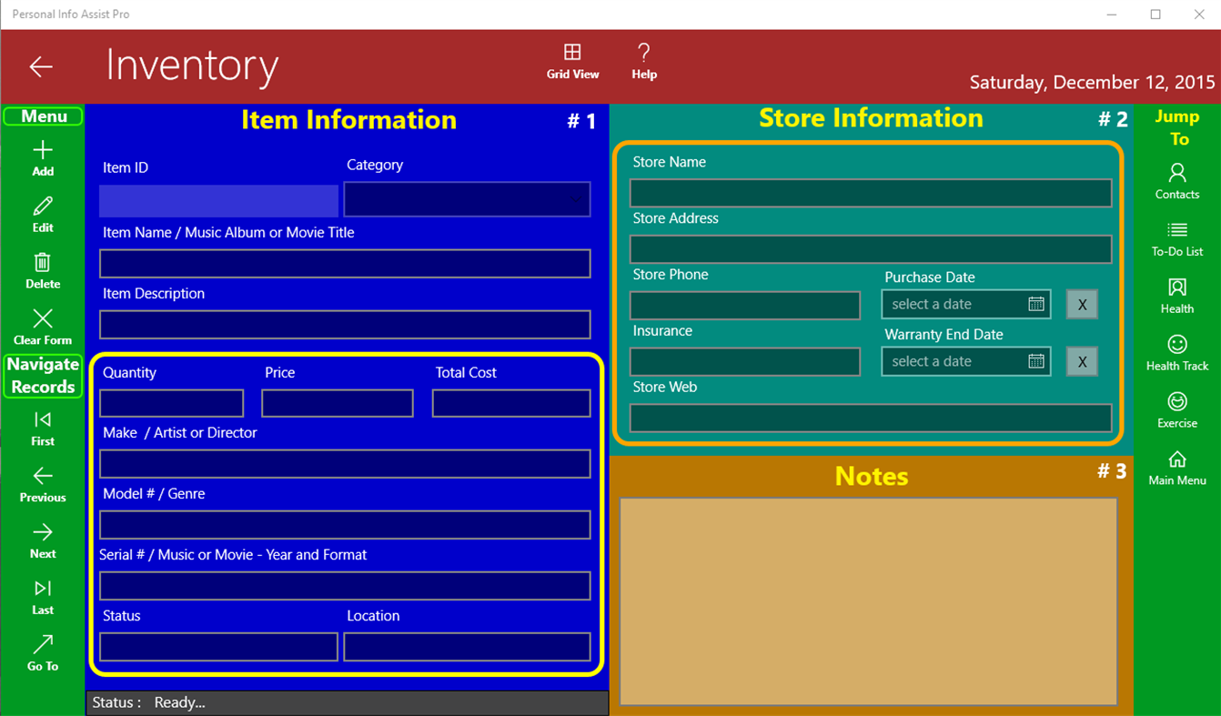 #3. Personal Info Assist Pro (Windows) 由: Anand S