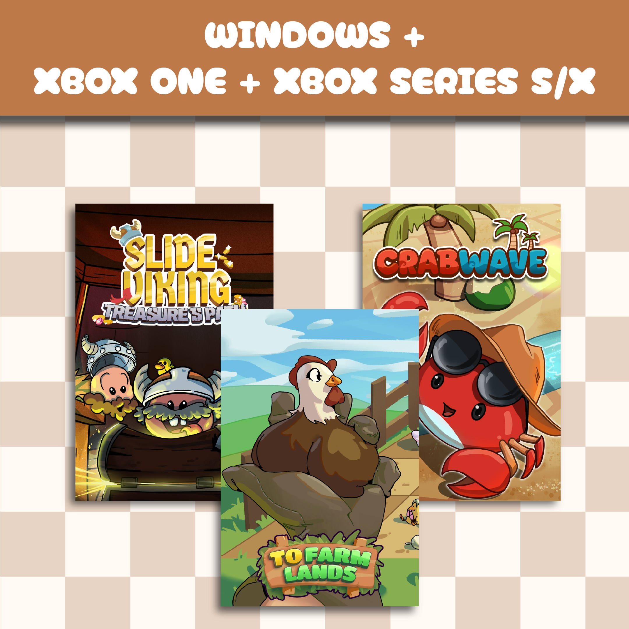 Slide Viking: Treasure’s Path + Crabwave + To Farm Lands (Bundle)