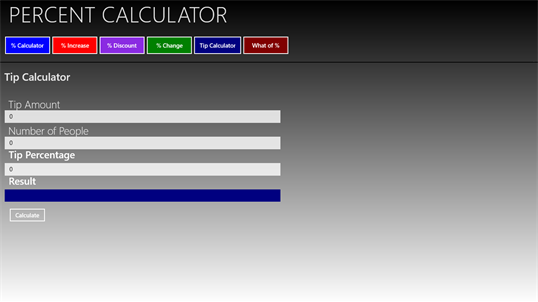 Percent Calculator 8 screenshot 2