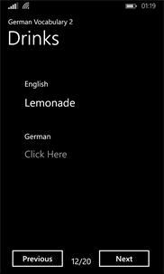 German Vocabulary 2 Free screenshot 4