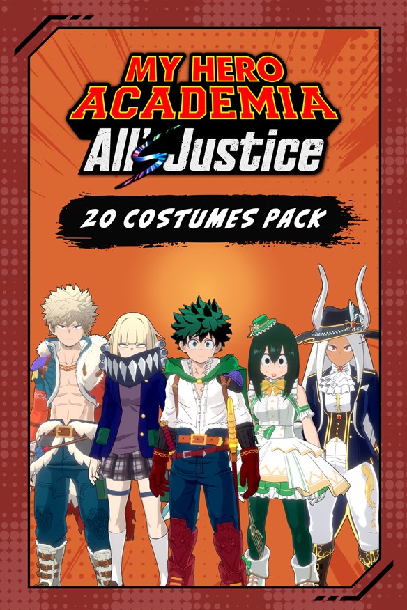 MY HERO ACADEMIA: All’s Justice - 20 Costumes Pack Xbox Series X|S and Xbox One cover art