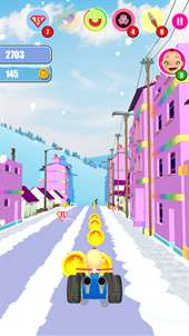 Baby Snow Run - Running Game screenshot 2