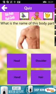 Human body parts for kids and babies screenshot 7