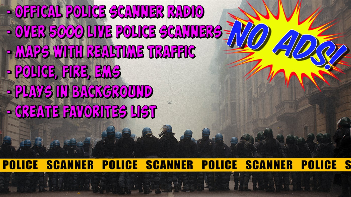 #1. Official Police Scanner Radio (Windows) By: Police Scanner Radio