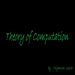 Theory of Computation