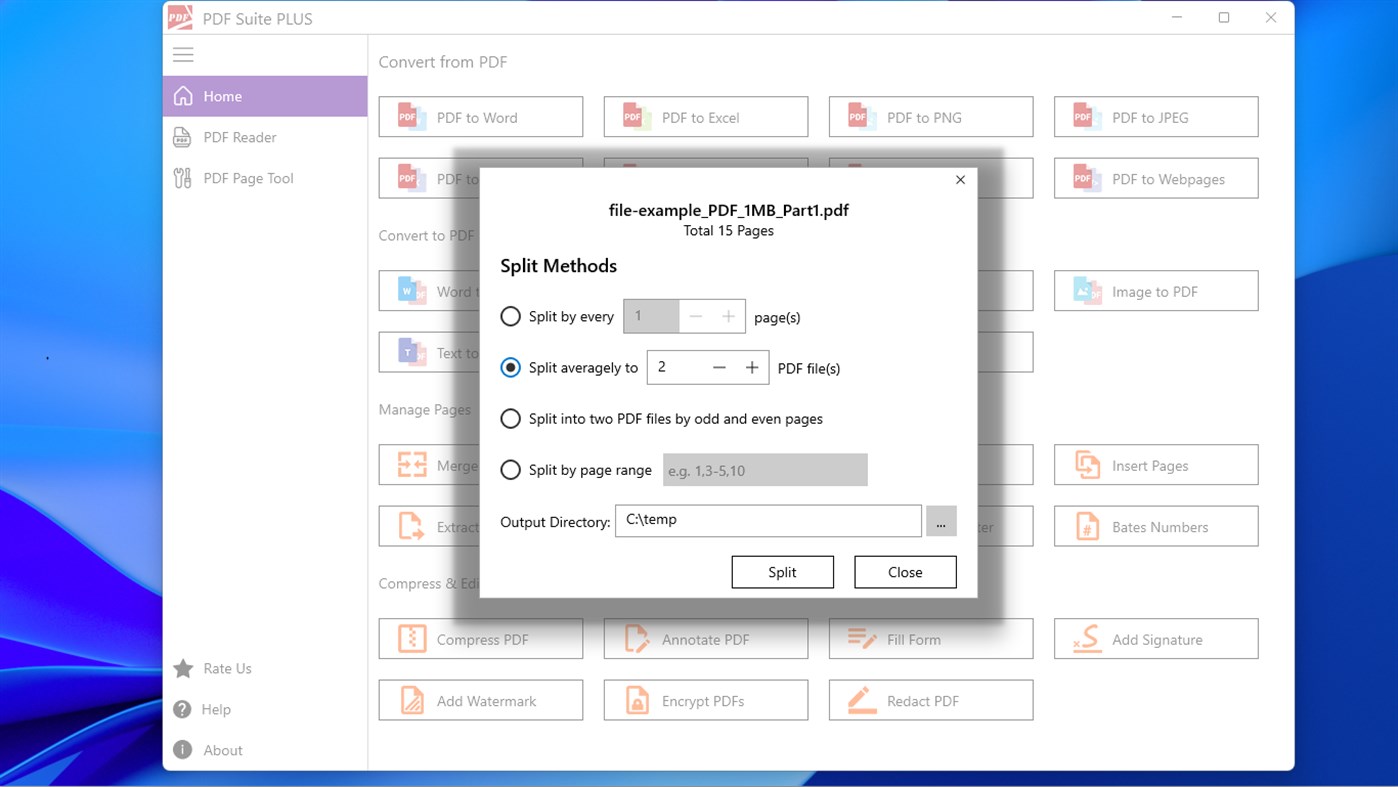 #9. PDF Suite PLUS (Windows) Av: File Format Apps
