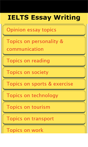 IELTS Essay Topics screenshot 7