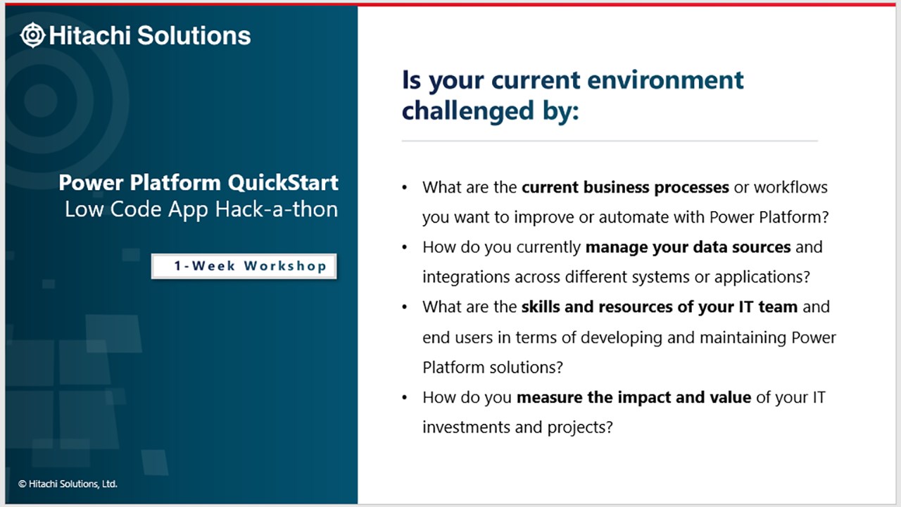 Snapshot 2 of Power Platform QuickStart: 1 Week Workshop