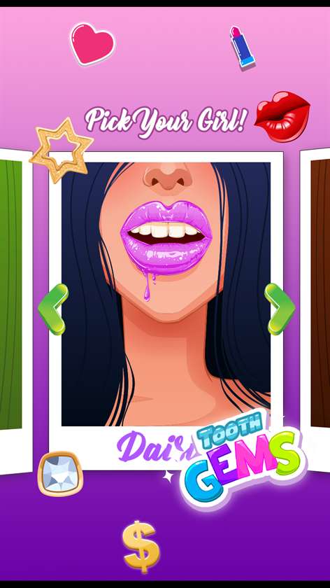 Super Tooth Gems Salon - Fun Bedazzle Game For Kids Screenshots 2