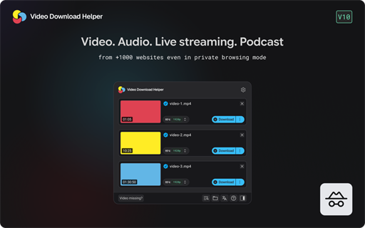 Video DownloadHelper - Web Video Downloader