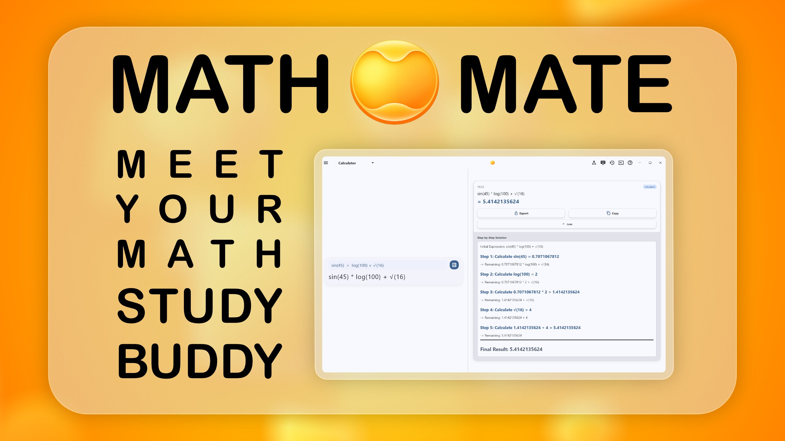 CS-MathMate screenshot