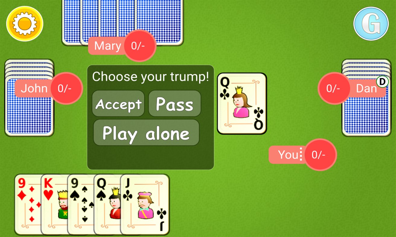 #3. Euchre Mobile (Windows) 由: G Soft Team