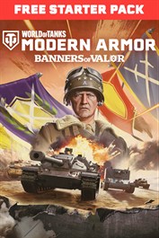 World of Tanks Modern Armor – Pack de démarrage Bannières de la valeur