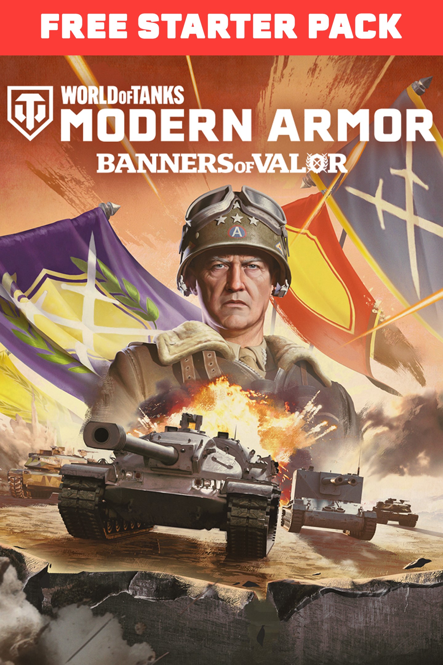 Box shot of World of Tanks Modern Armor – Banners of Valor Starter Pack