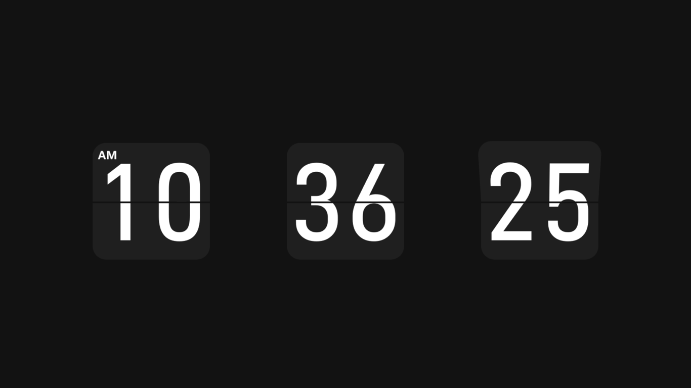 Live Clock Wallpaper screenshot