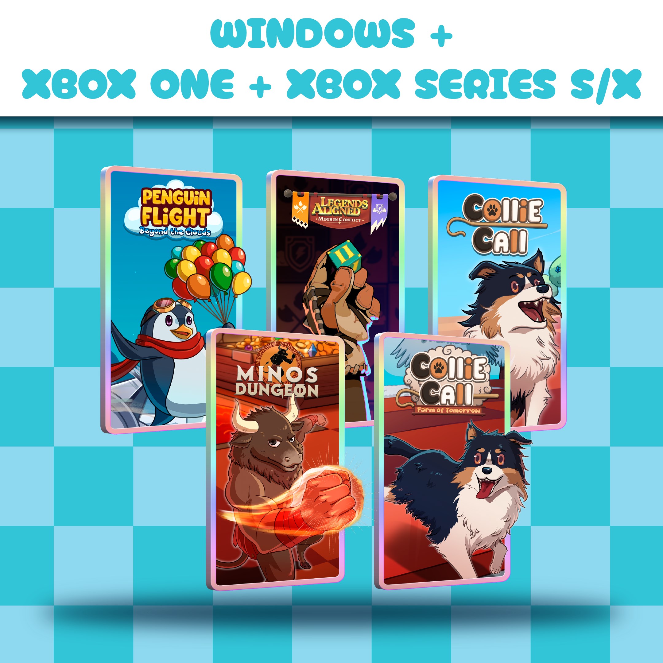 Penguin Flight 2 Minos Dungeon Legends 2 Collie 1 Collie 2 (Bundle)