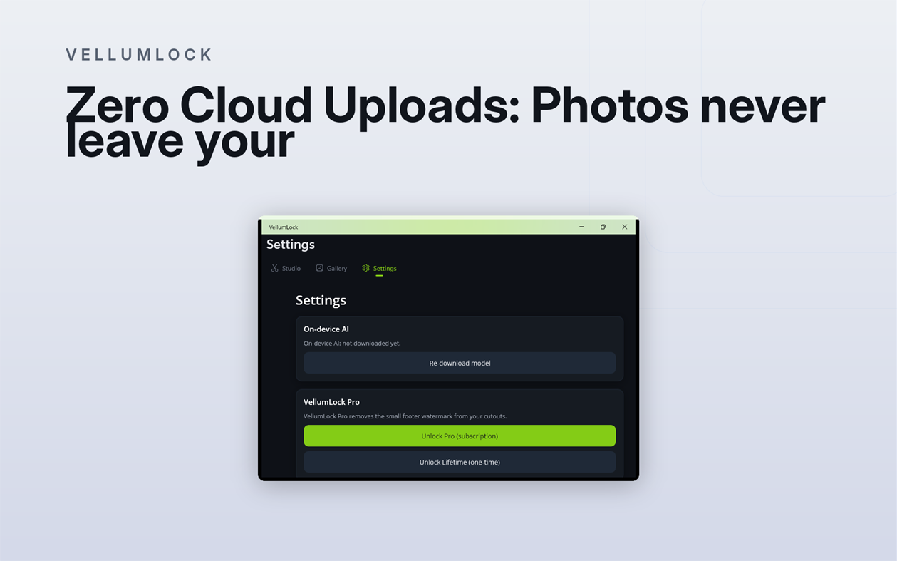 #2. VellumLock (Windows) By: Vasilii Polovnikov