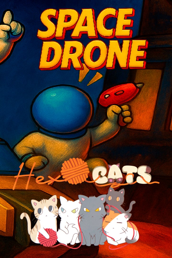 Space Drone and Hex Cats Bundle