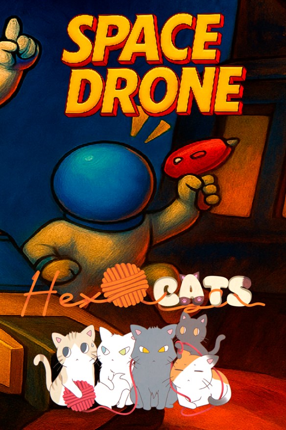 Space Drone and Hex Cats Bundle