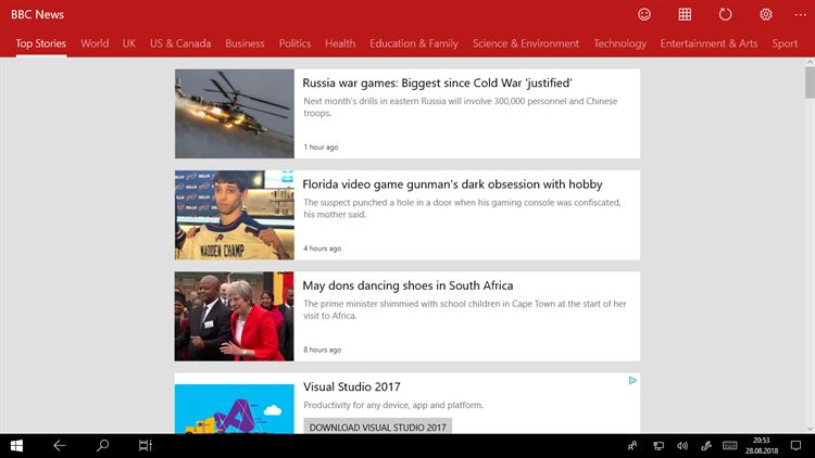 【图】News Reader for BBC News(截图2)