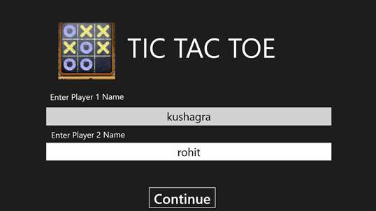 Multiplayer Tic Tac Toe screenshot 1