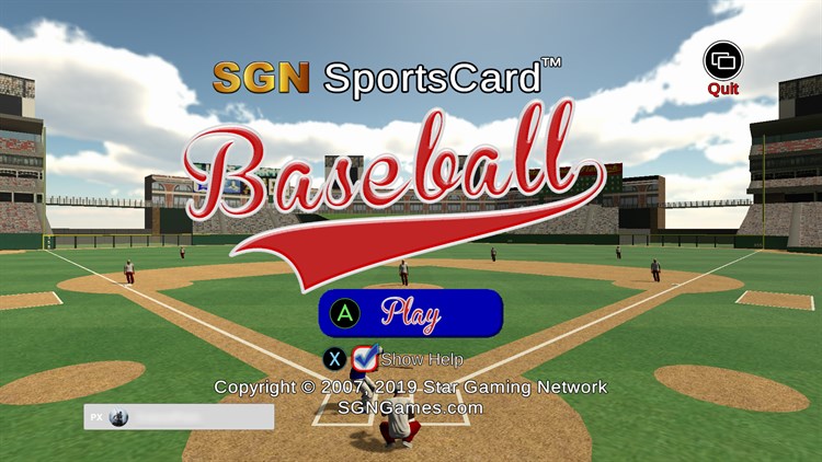SGN SportsCard Baseball - Xbox - (Xbox)