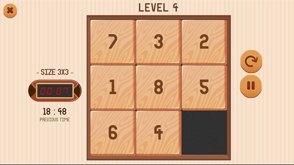 Number Slide Puzzle — 1