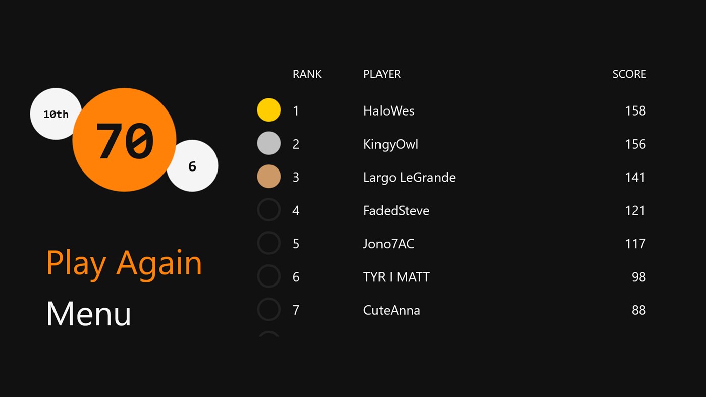 #8. Gimme Five (Windows) 由: shuboarder