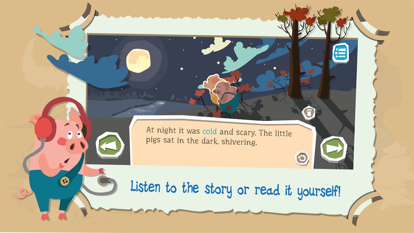 #3. The Adventures of the Three Little Pigs (Windows) By: Irene Deev