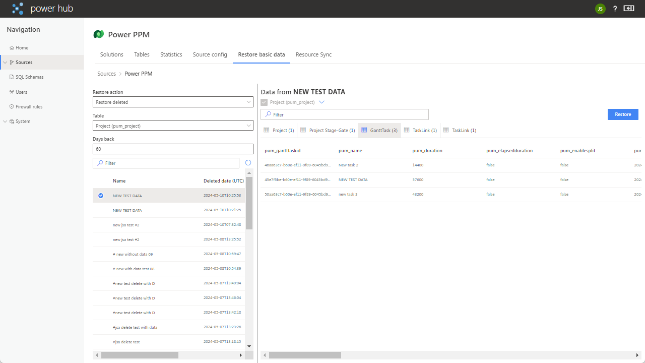 Snapshot 2 of Power Hub Backup and Restore