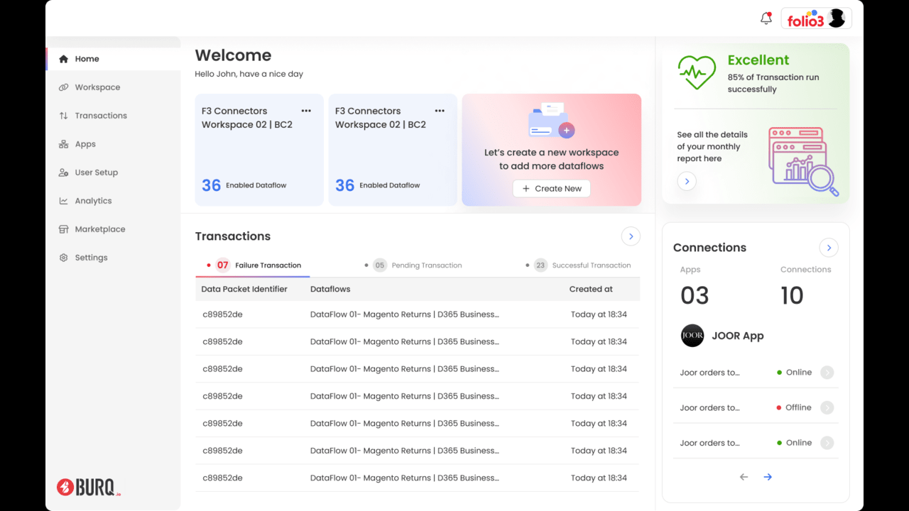 Snapshot 1 of eBay Integration with Dynamics 365 Business Central - BURQ iPaaS