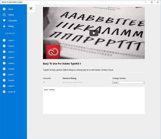 Master Guides Adobe Typekit screenshot 3
