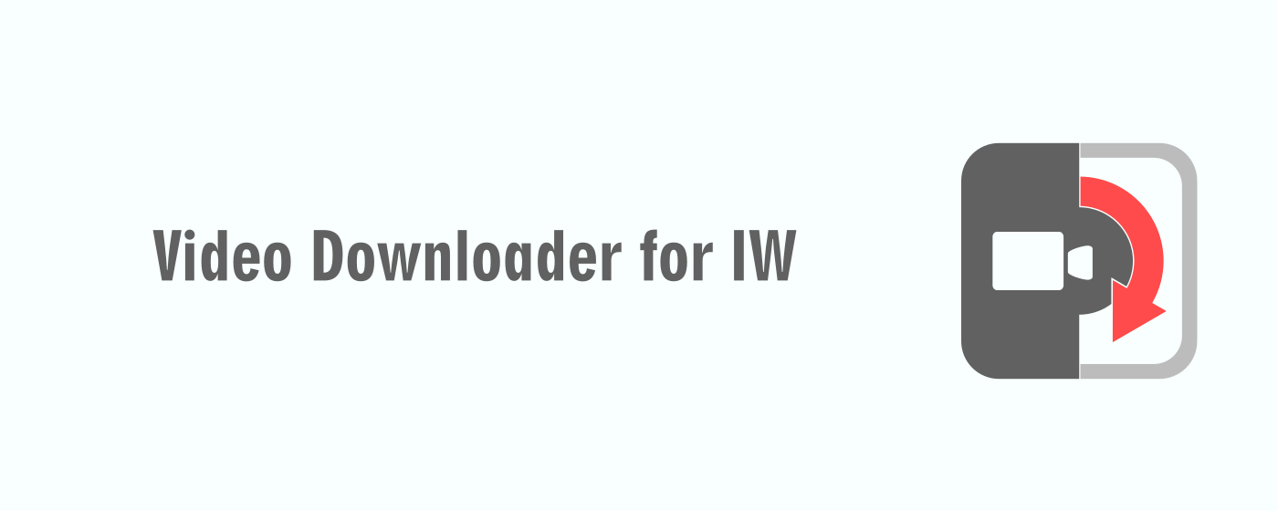 Video Downloader for IW promo image