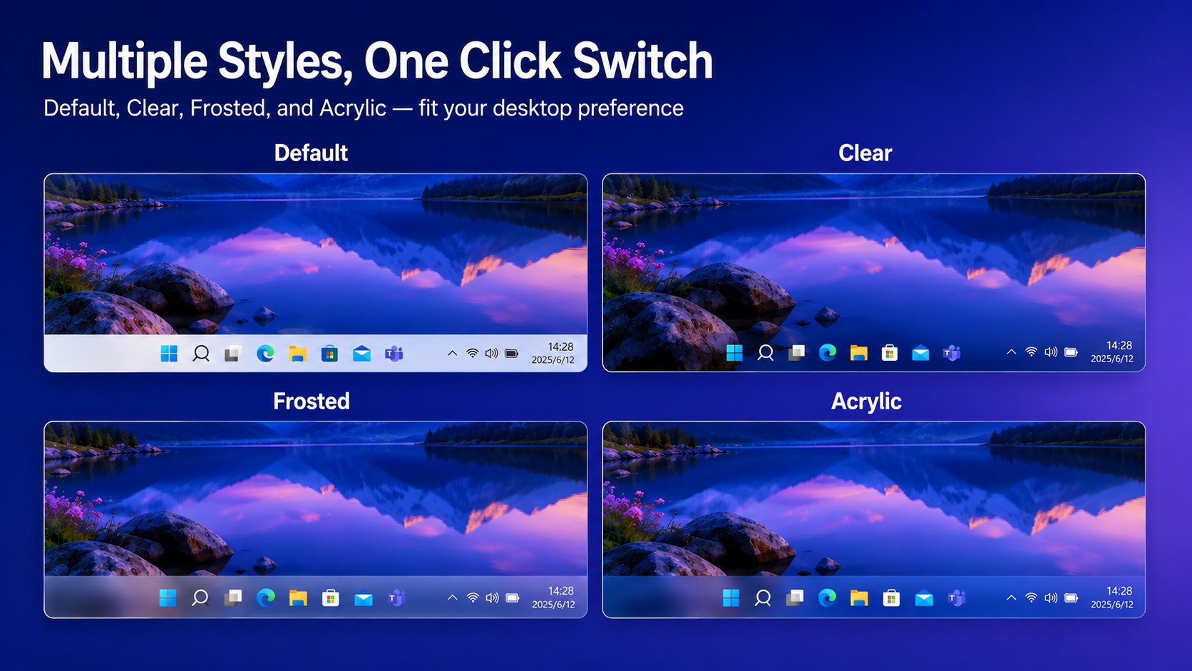 Translucent Taskbar Pro screenshot