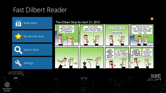 Fast Dilbert Reader screenshot 2