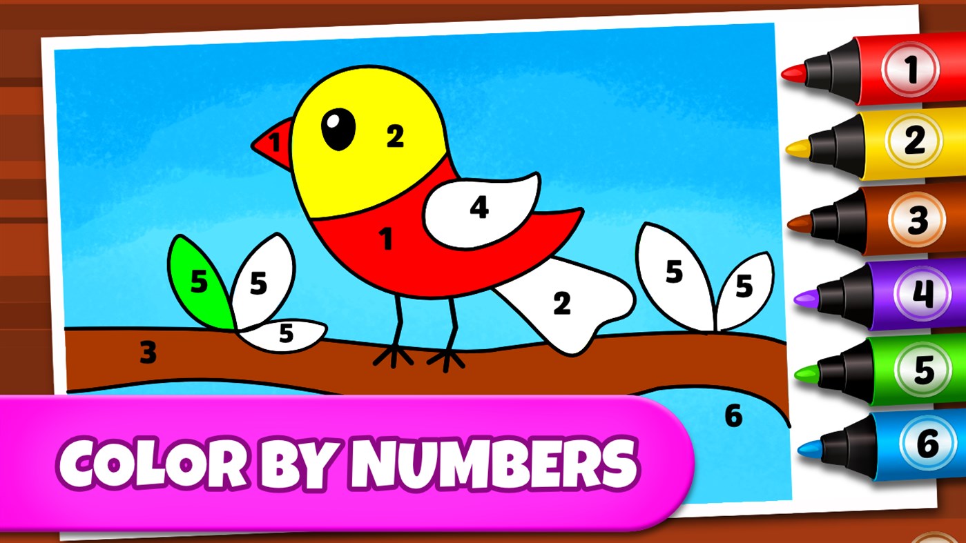 #5. Coloring Games: Coloring Book & Painting (Windows) بواسطة: RV AppStudios