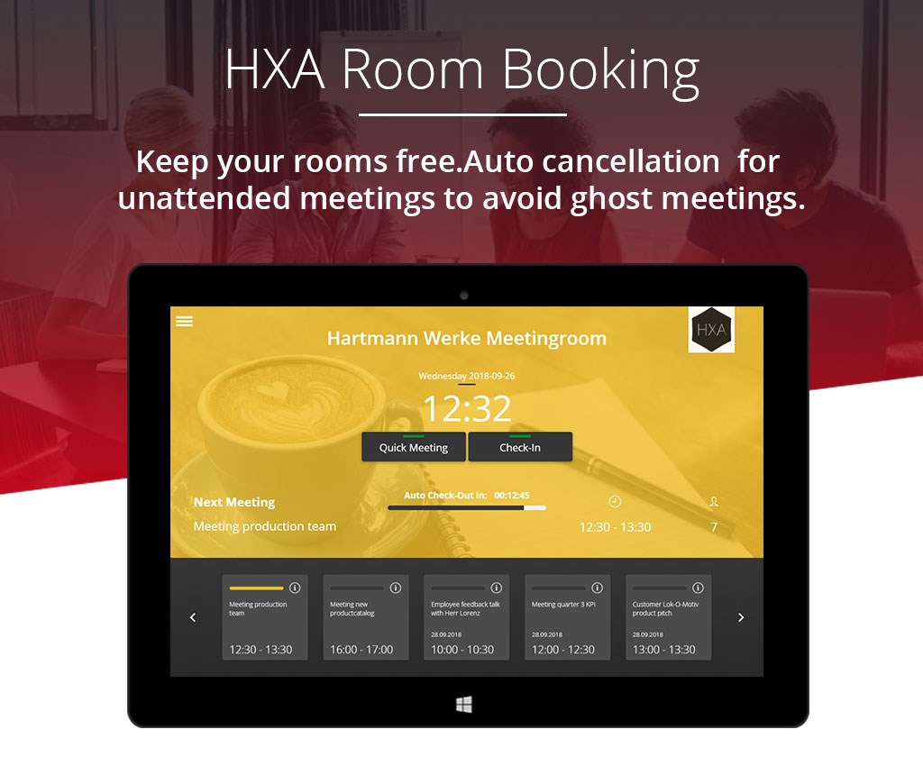 HXA Room Booking — Приложения Майкрософт