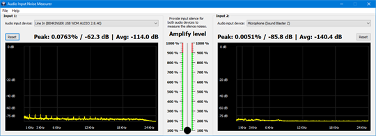 Audio Input Noise Measurer screenshot 1