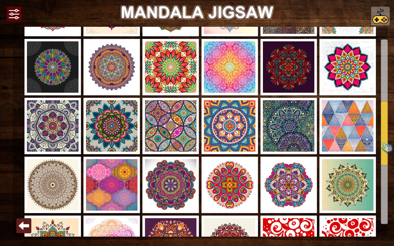 #5. MANDALA Jigsaw Puzzles - AntiStress & Relaxing Game (Xbox) By: NovaSoftwares