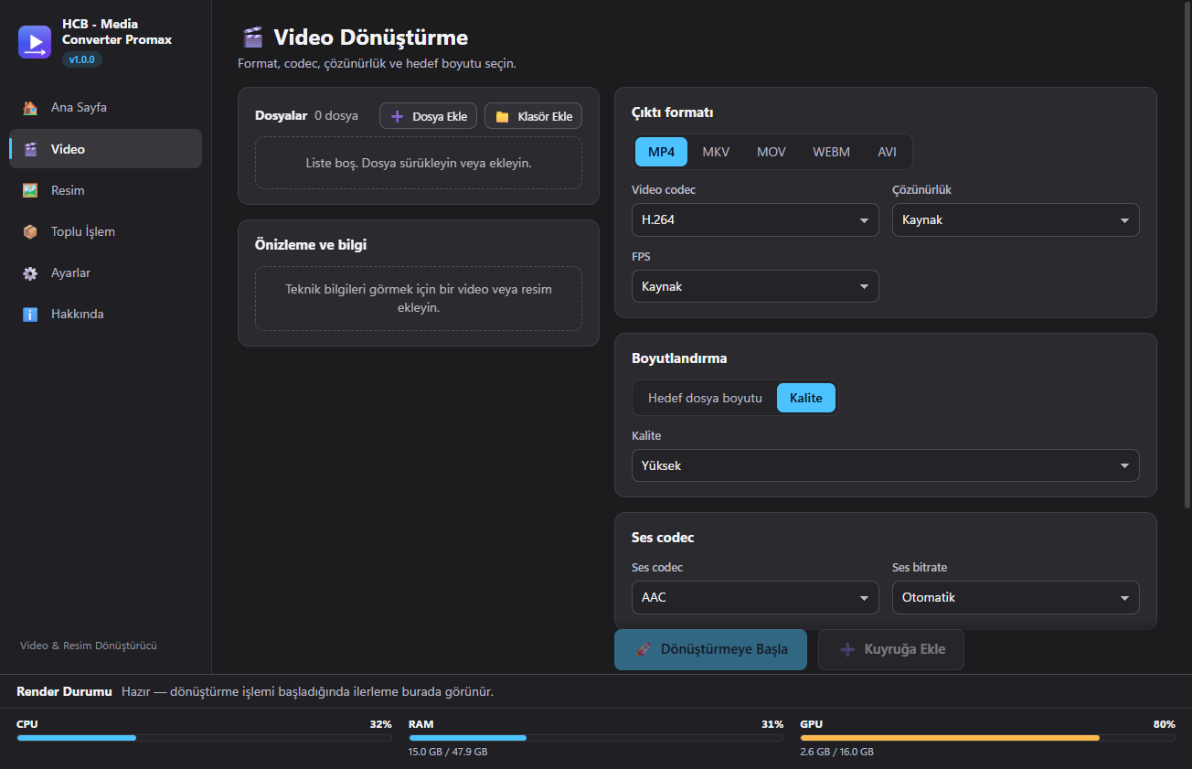 HCB - Media Converter Promax screenshot