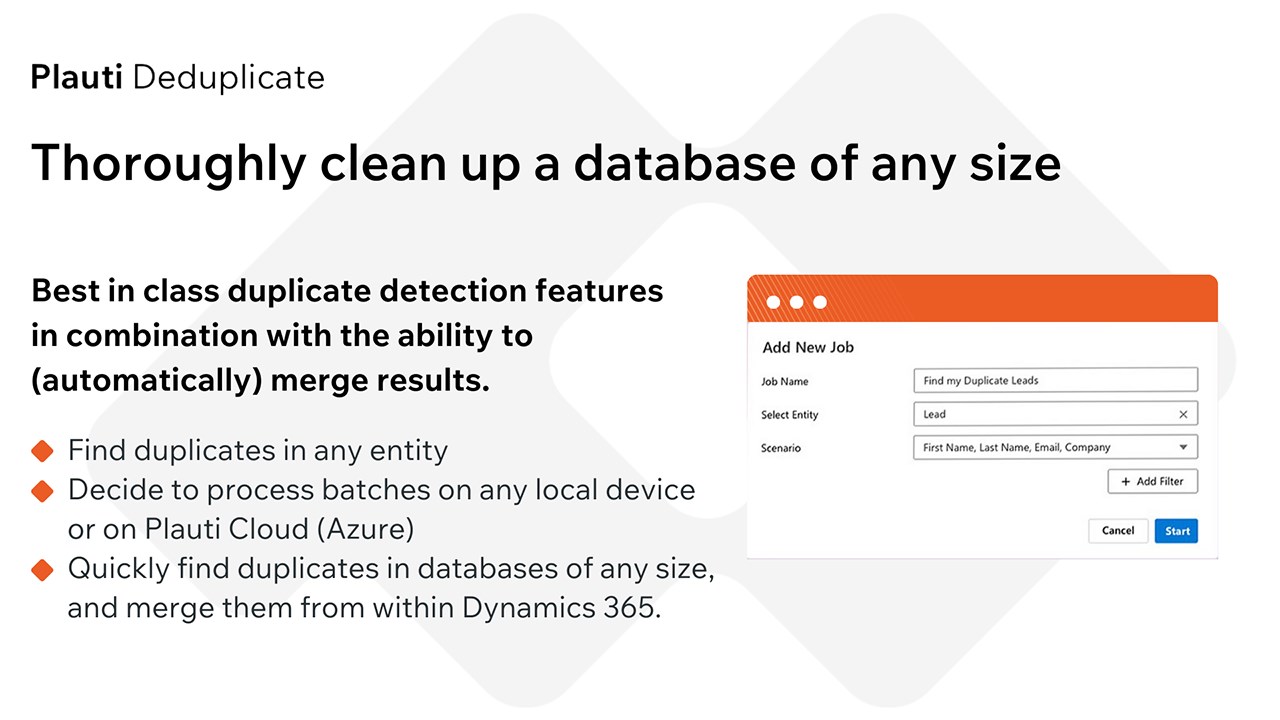 Snapshot 4 of Plauti Deduplicate for Dynamics 365