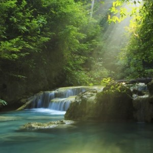 Erawan Waterfall Relaxation