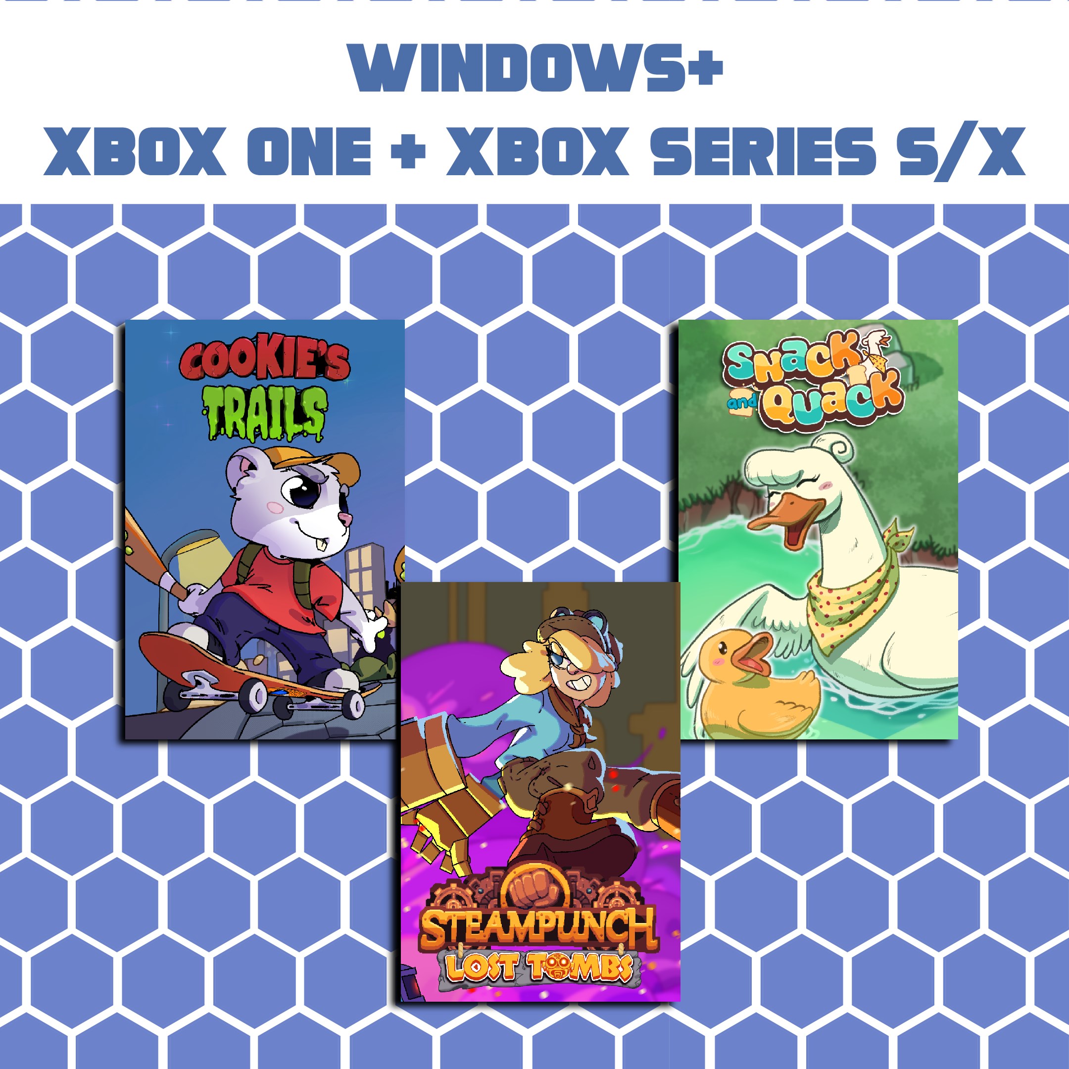 Cookie's Trails + Steampunch: Lost Tombs + Snack and Quack (Bundle)