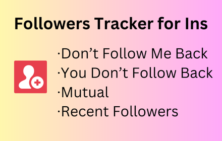 Followers Tracker for Ins small promo image